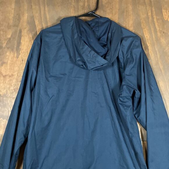 REI Co-Op Mens Jacket Navy Blue Full-Zip Hooded Windbreaker Long Sleeve Small - Picture 11 of 12